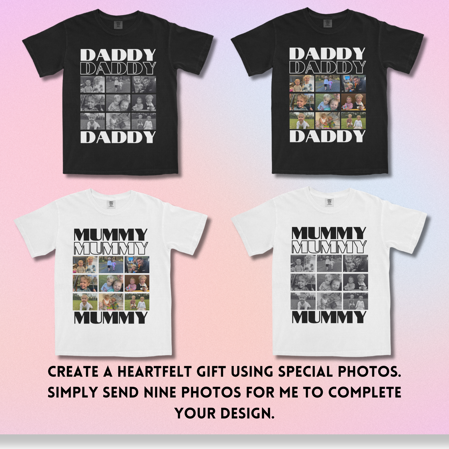 Custom DADDY & MUMMY Shirt