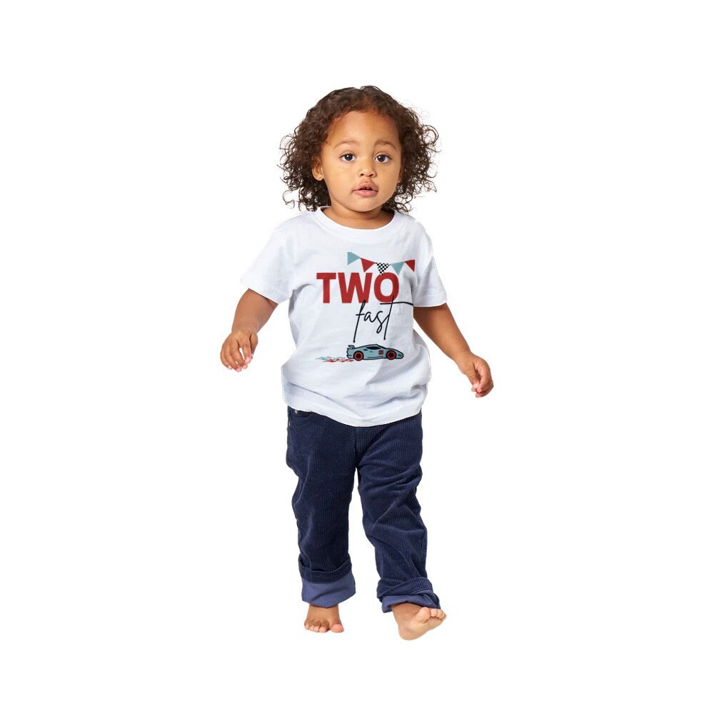 Two Fast Second Birthday Boy Shirt