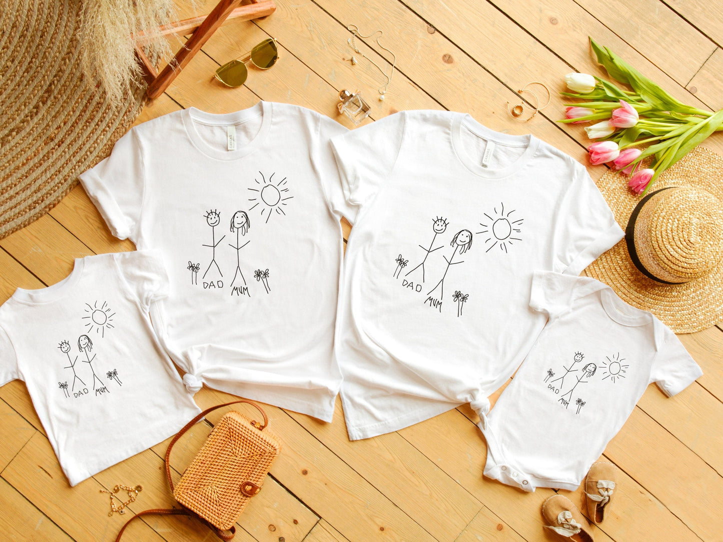 Custom Kids Illustration Tote Bag