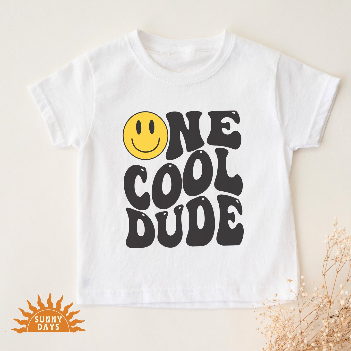 One Cool Dude First Birthday Shirt