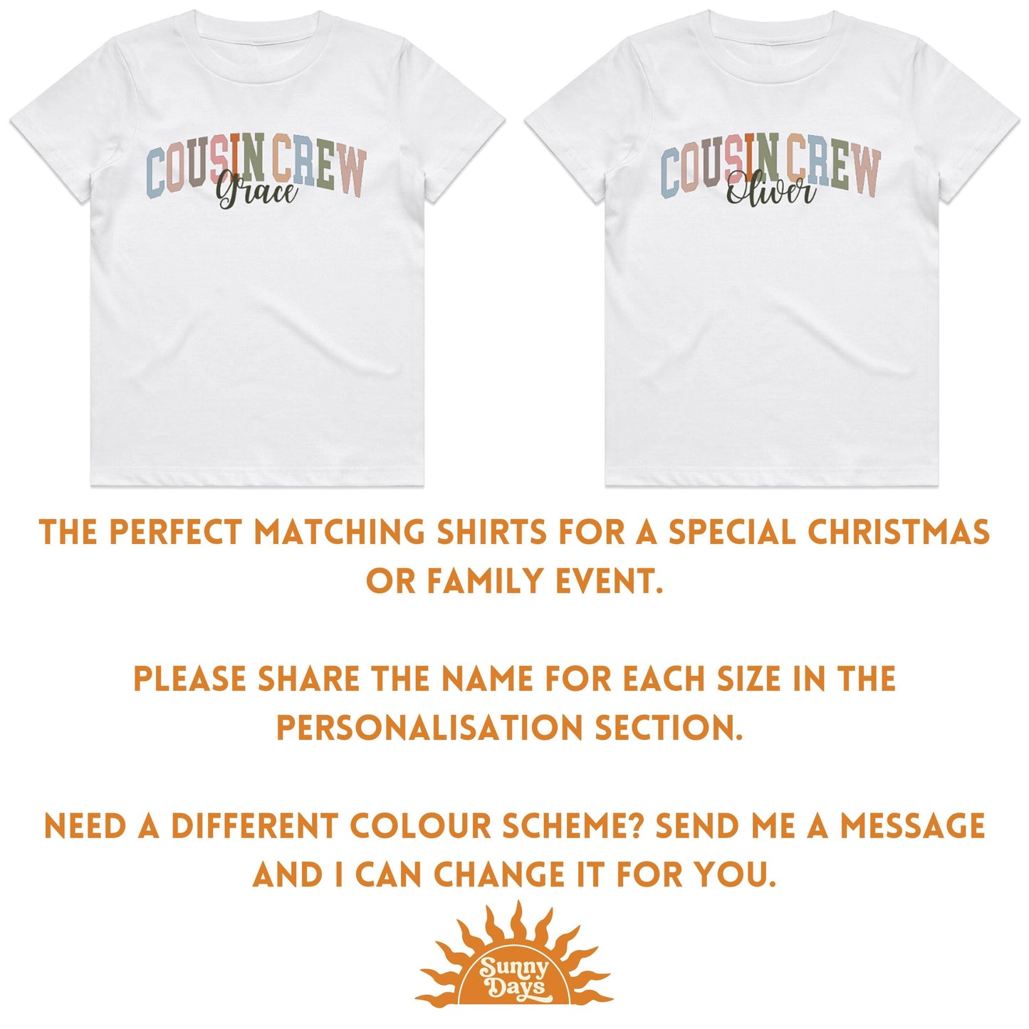 New to Cousin Crew Matching Shirts