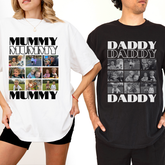 Custom DADDY & MUMMY Shirt