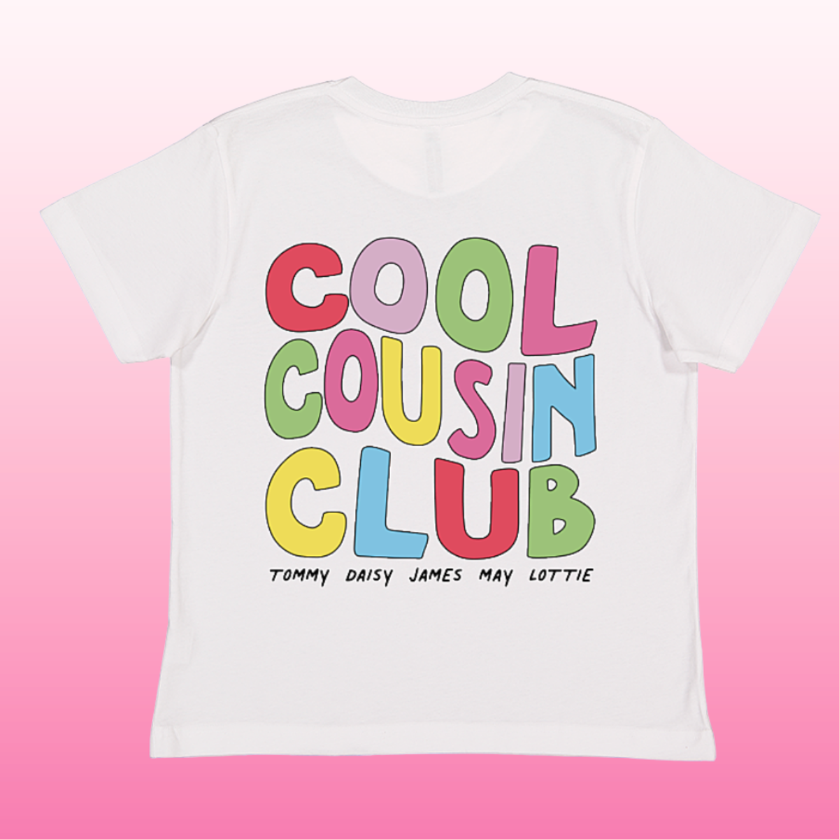 Cool Cousin Club Personalised Shirts
