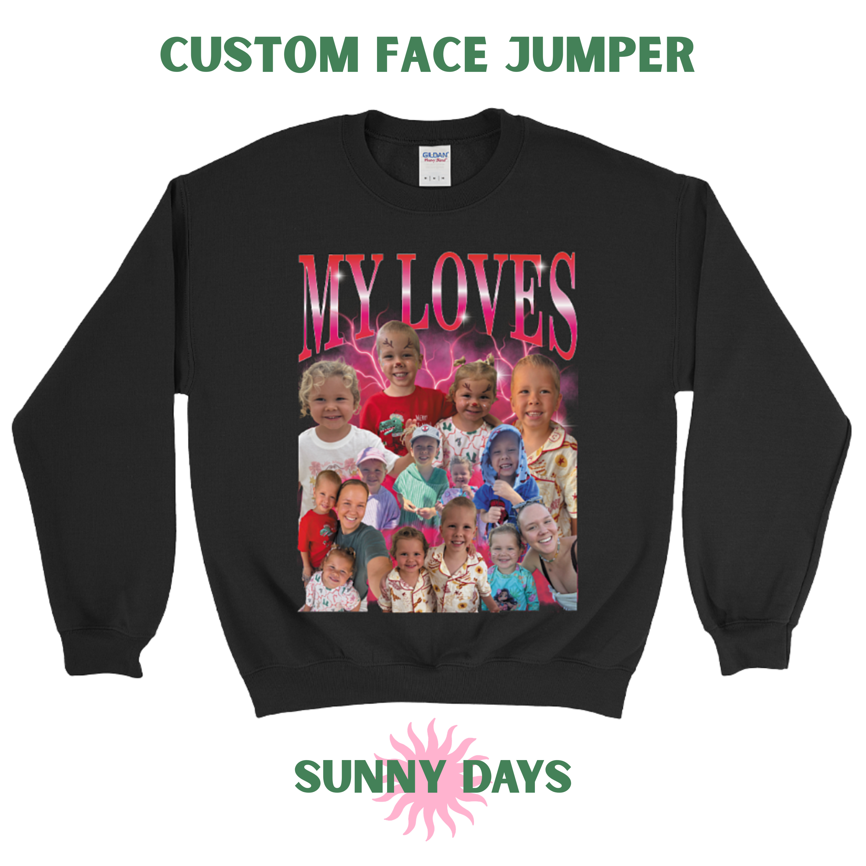 Custom Face Jumper