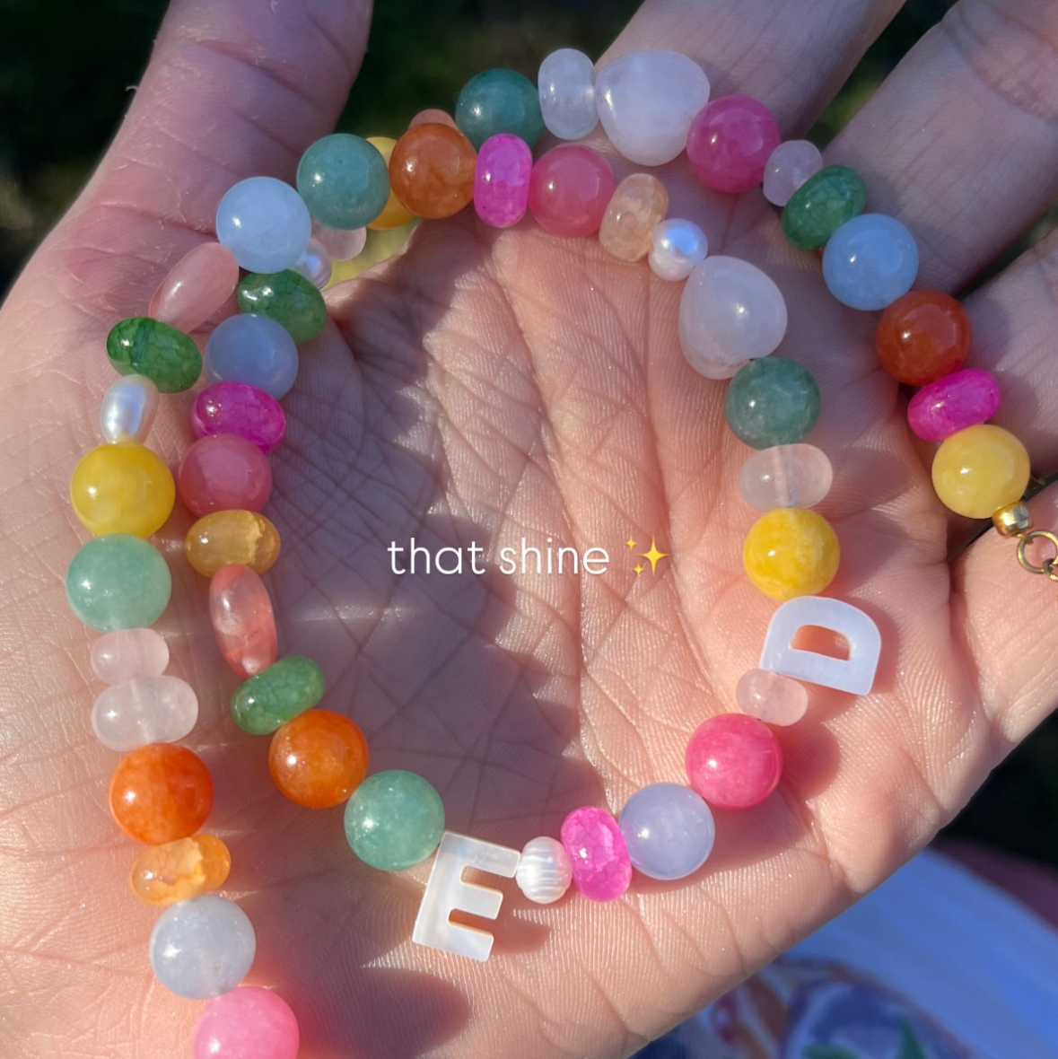 Custom initial sweetheart necklace 