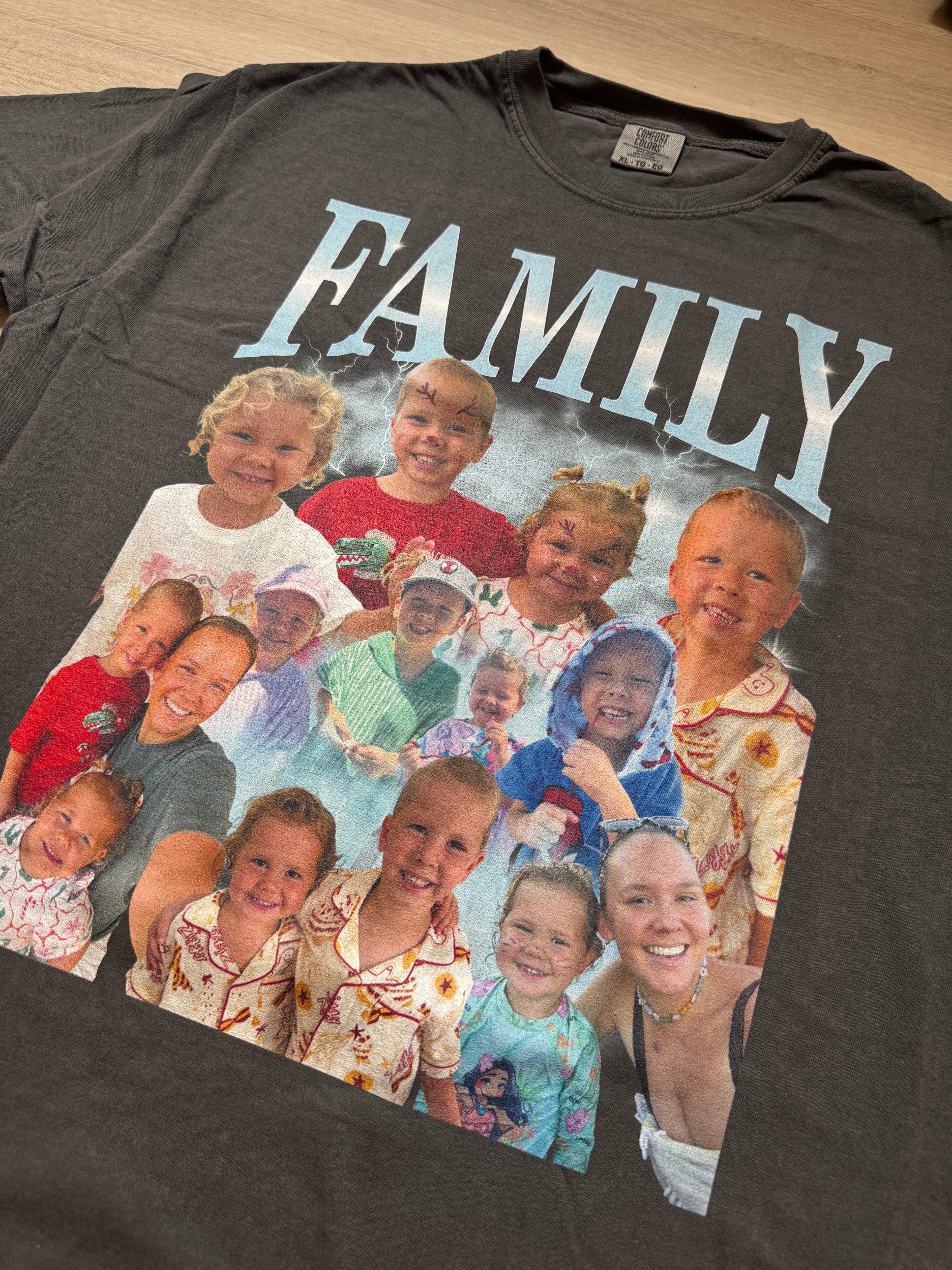 Sky Blue Valentine's Custom T-Shirt