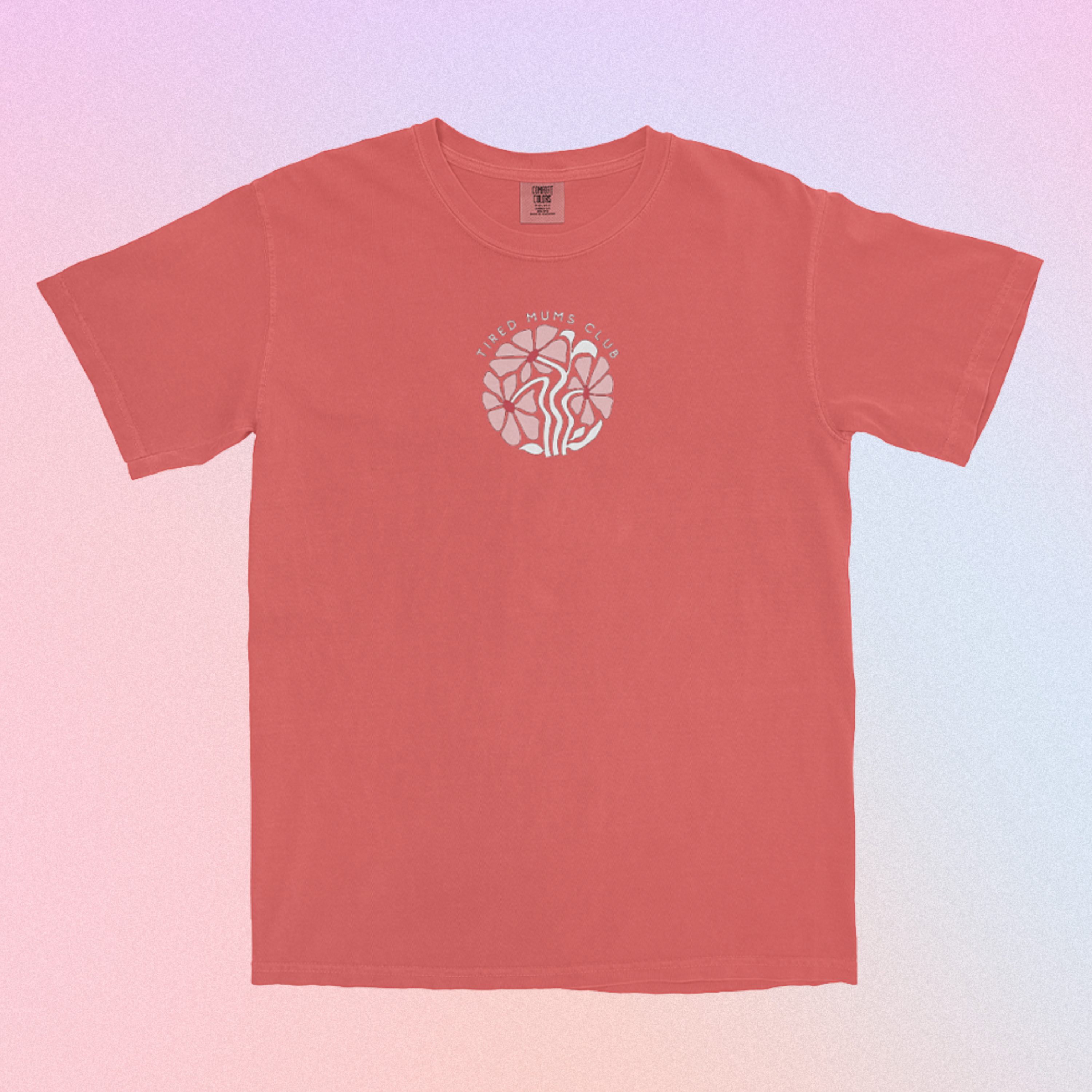 Tired Mum's Club T-Shirt (front side print only)