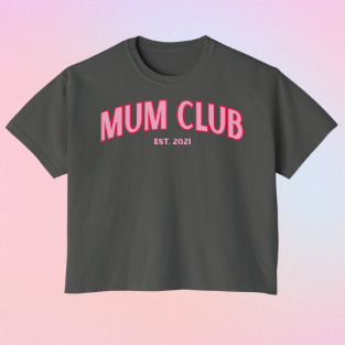 Mum Club Boxy Tee