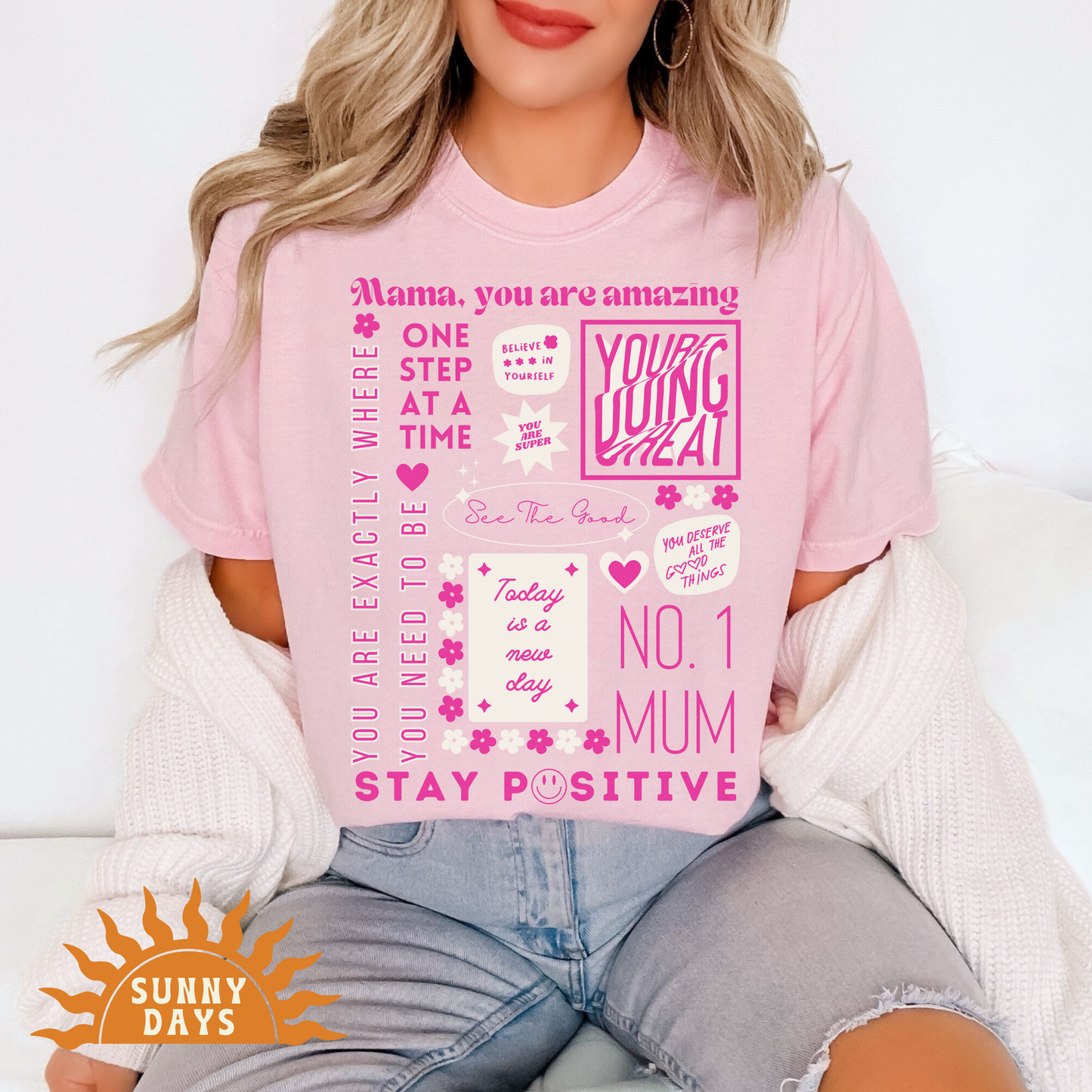 Positive Motherhood Affirmation Club T-Shirt