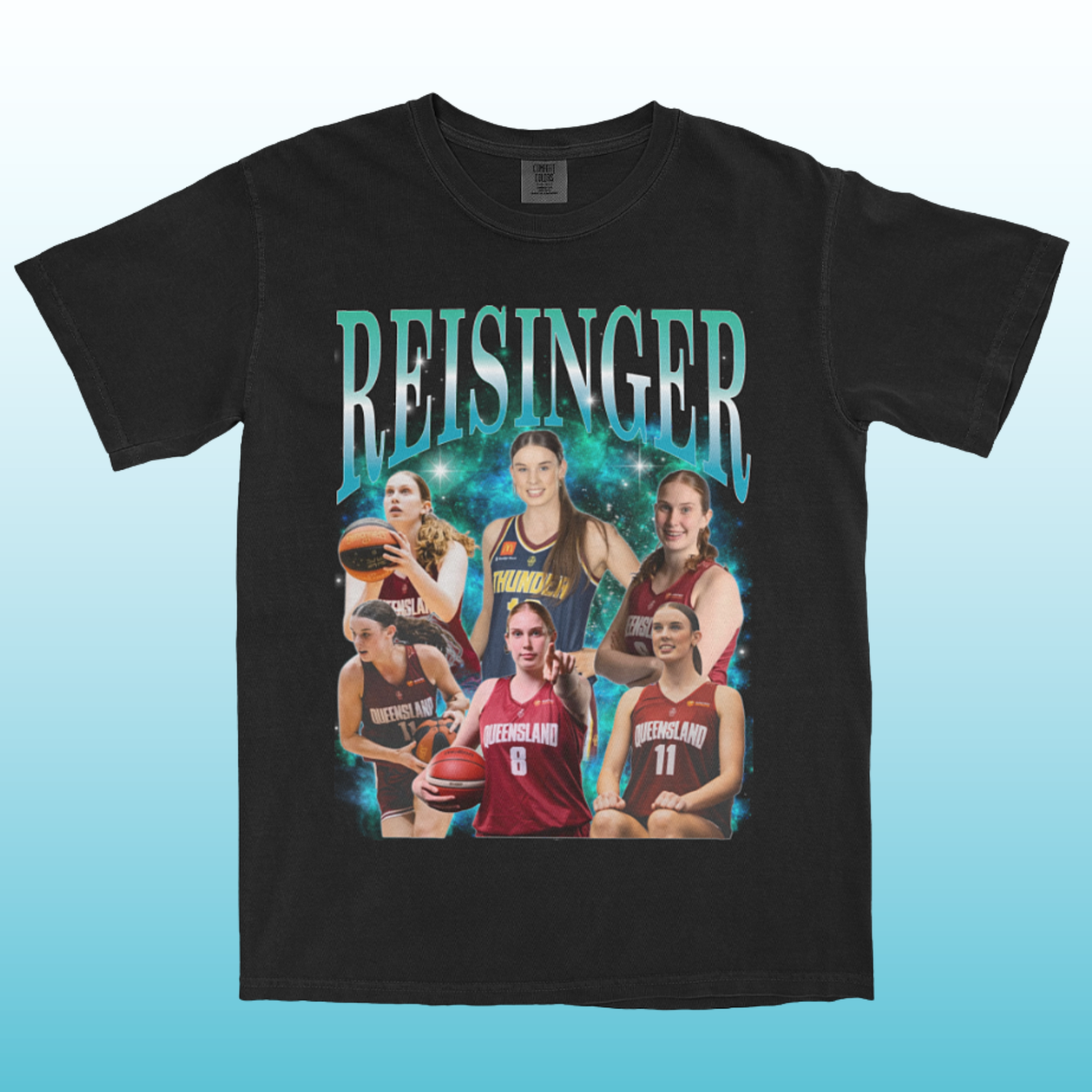 Aqua Custom T-Shirt