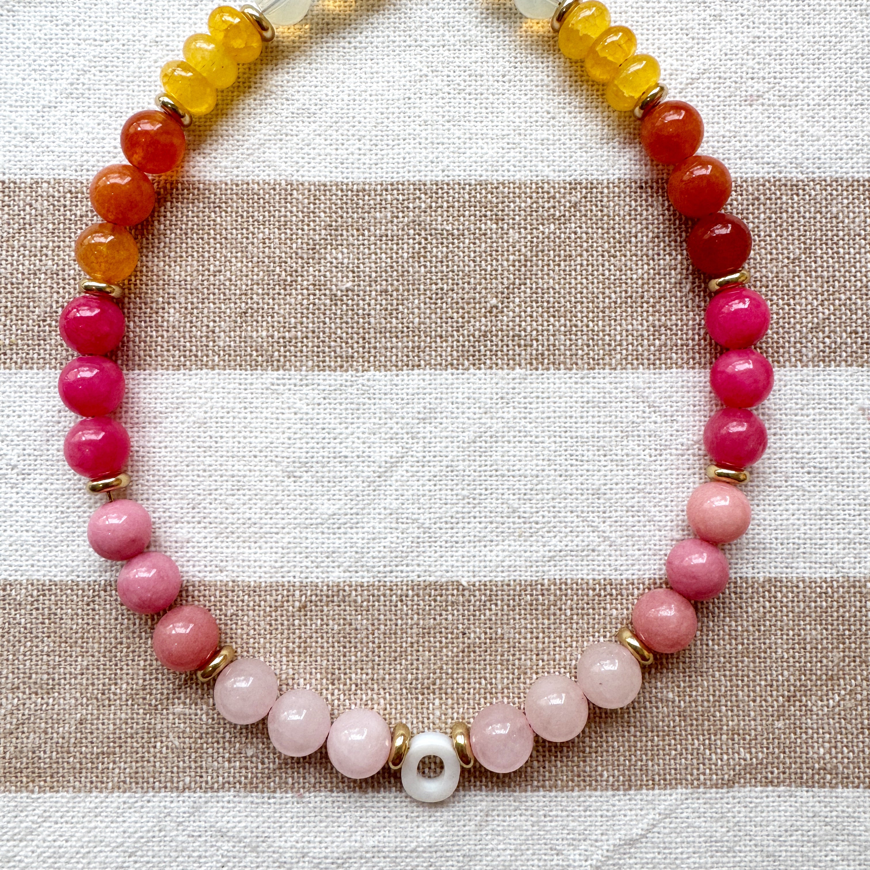 colour gradient necklace