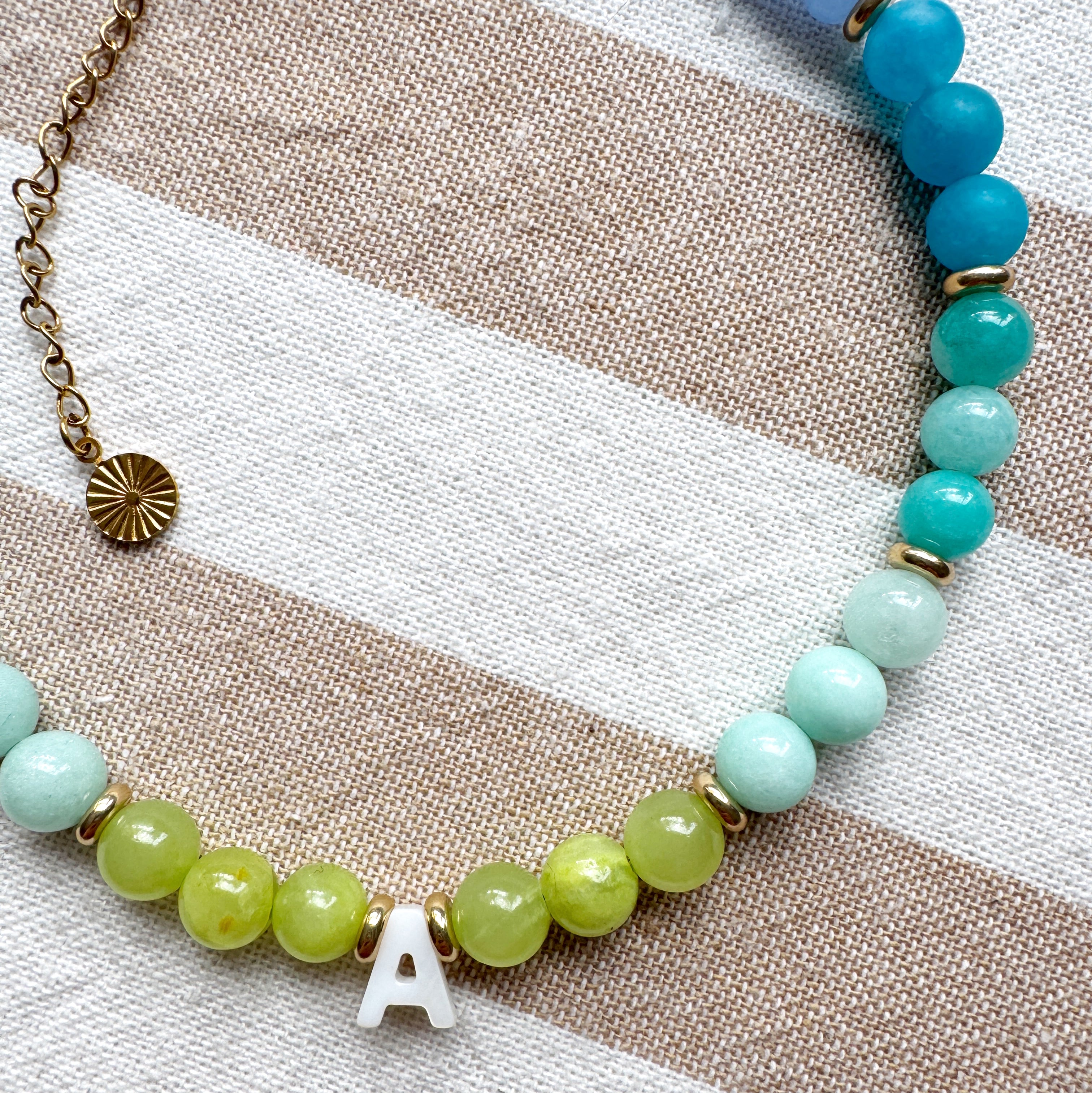 colour gradient necklace
