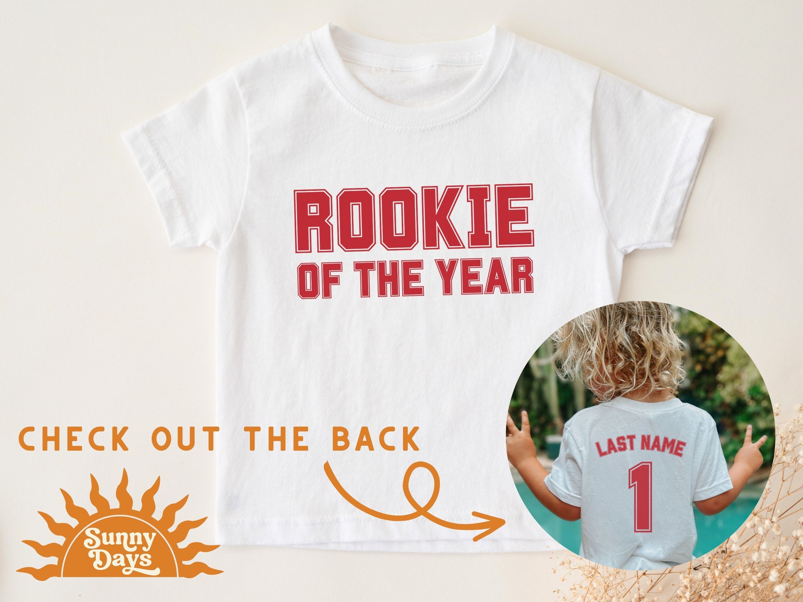 Rookie Of The Year First Birthday Party Shirt