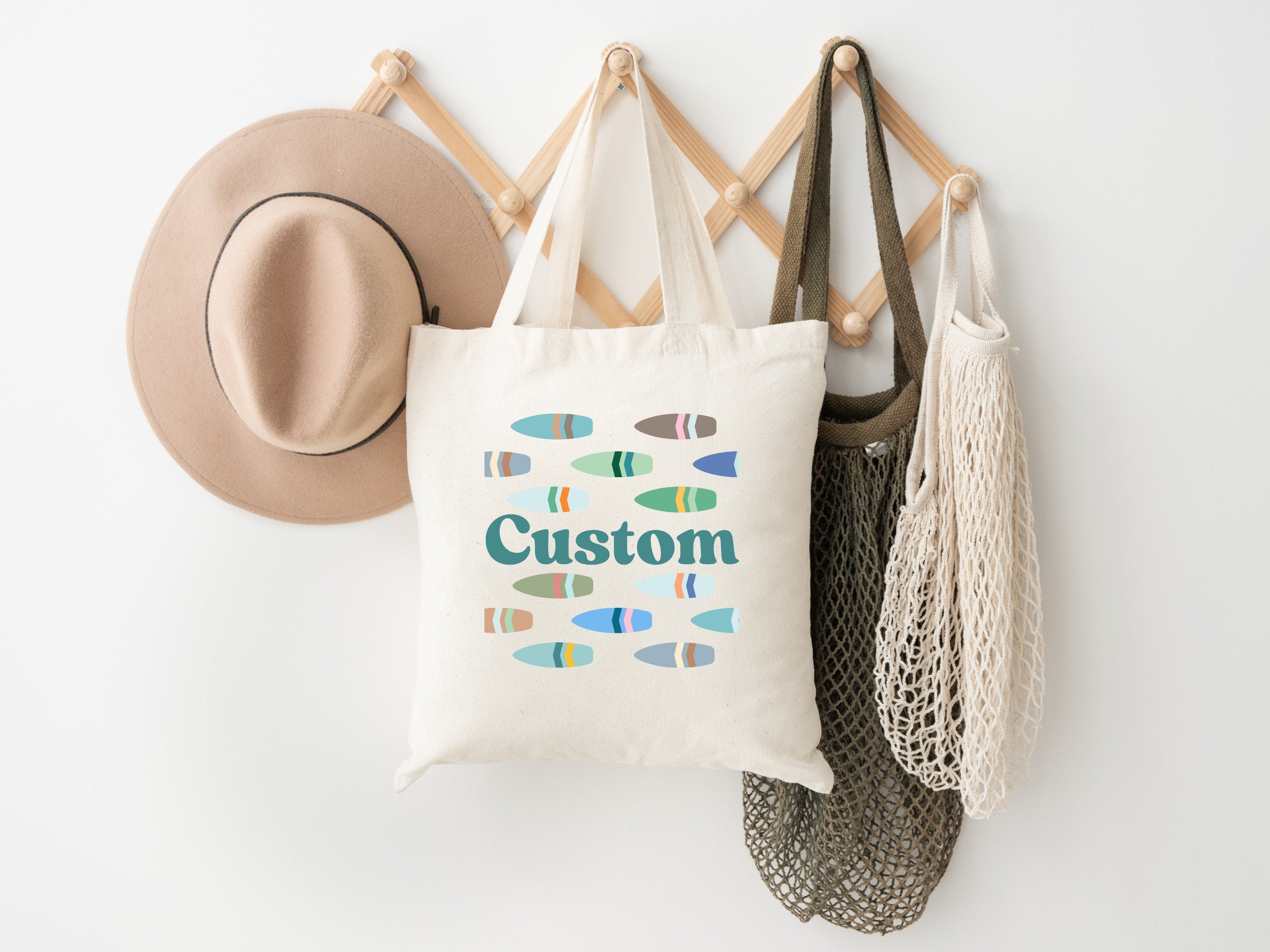 Custom Surfer Tote Bag