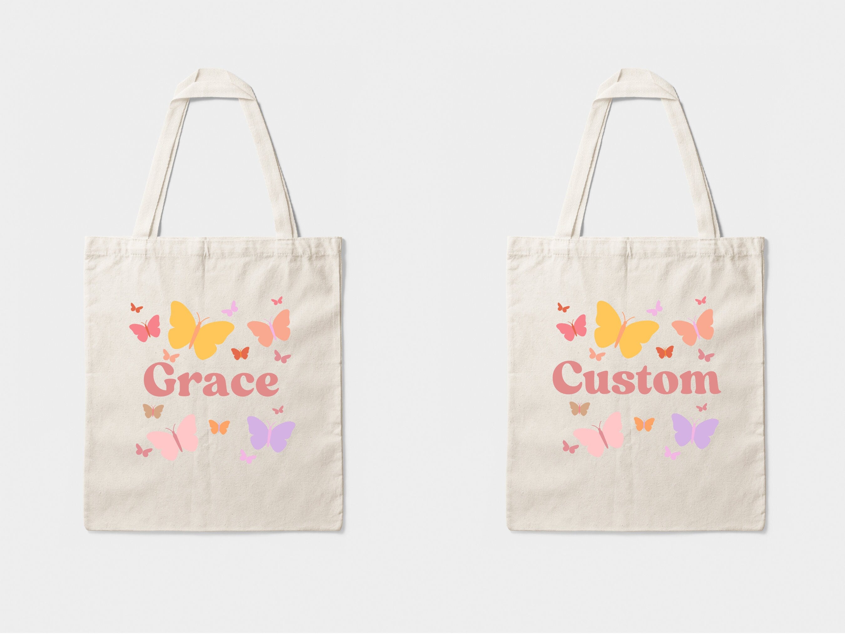 Custom Butterfly Tote Bag
