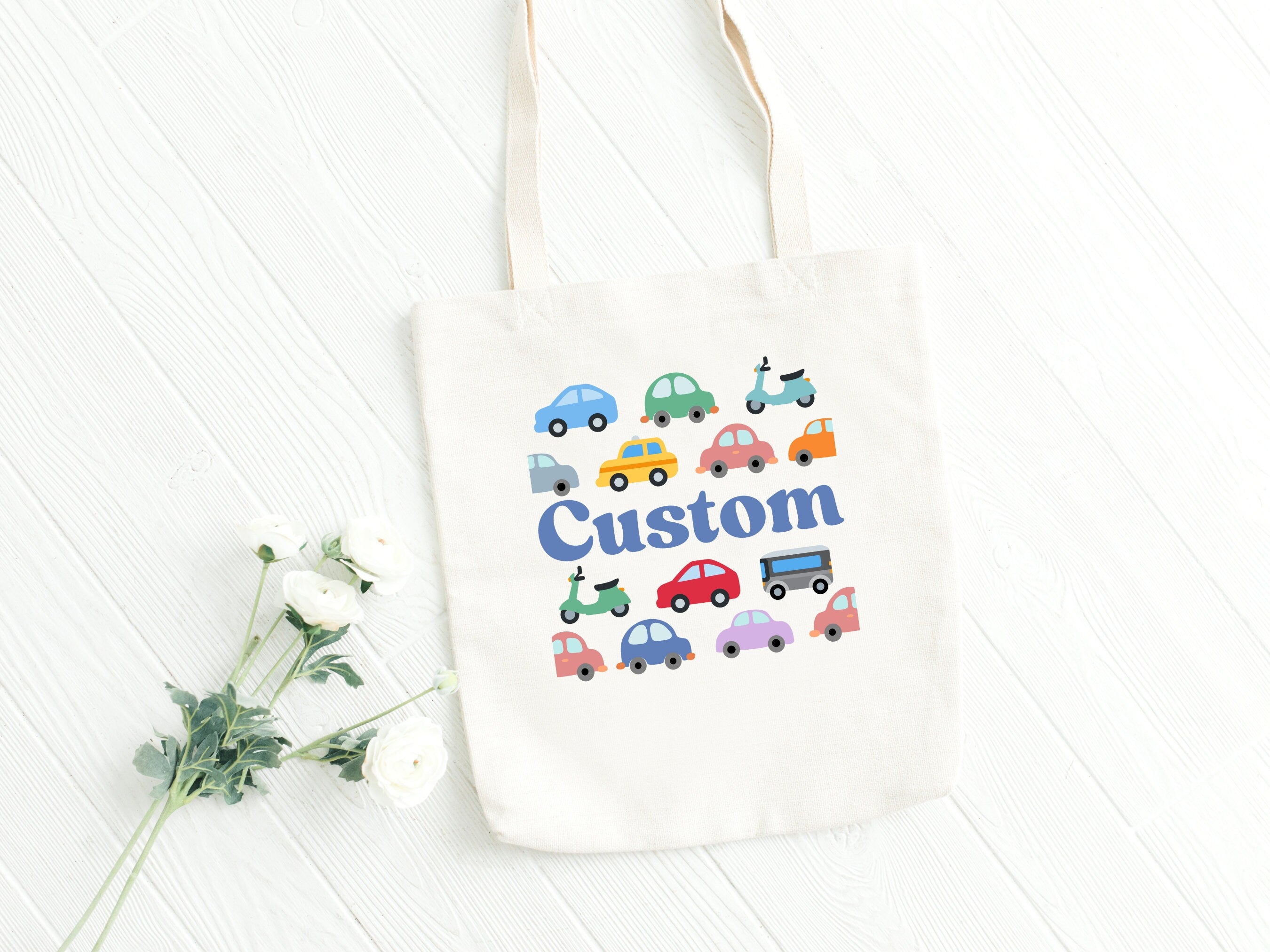 Custom Car Tote Bag
