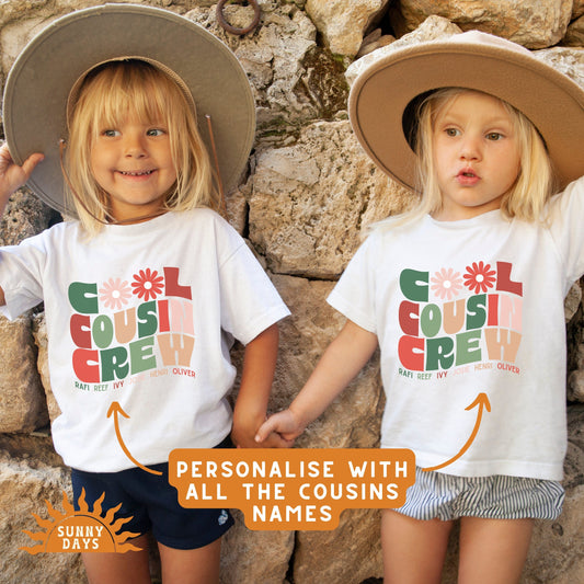 Personalised Cool Cousin Crew Shirt