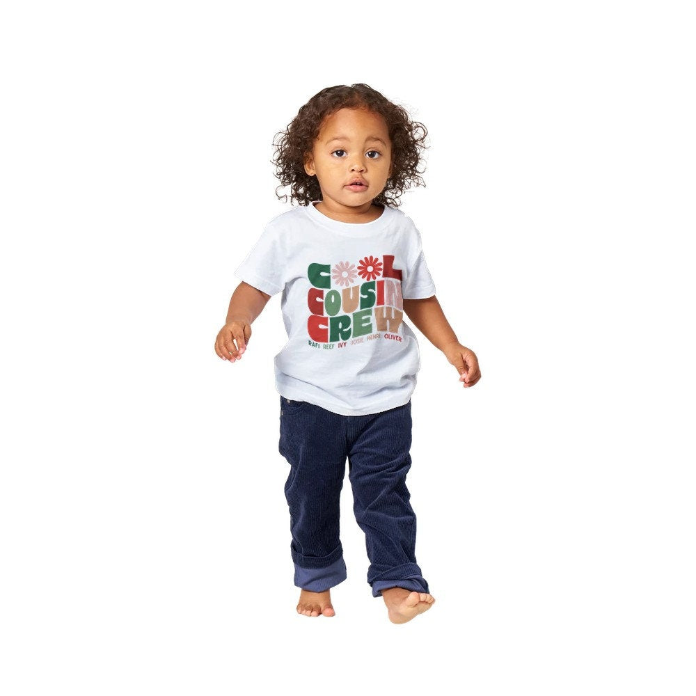 Personalised Cool Cousin Crew Shirt