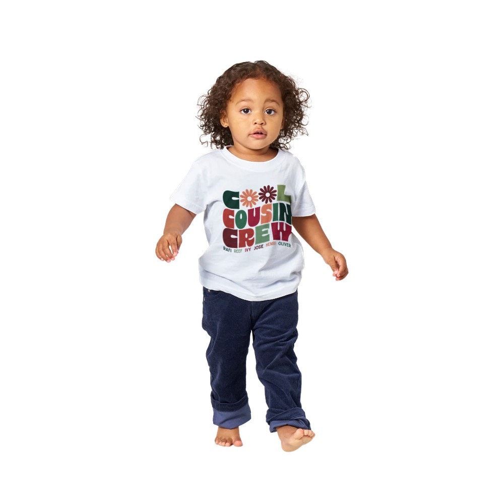 Personalised Cool Cousin Crew Shirt