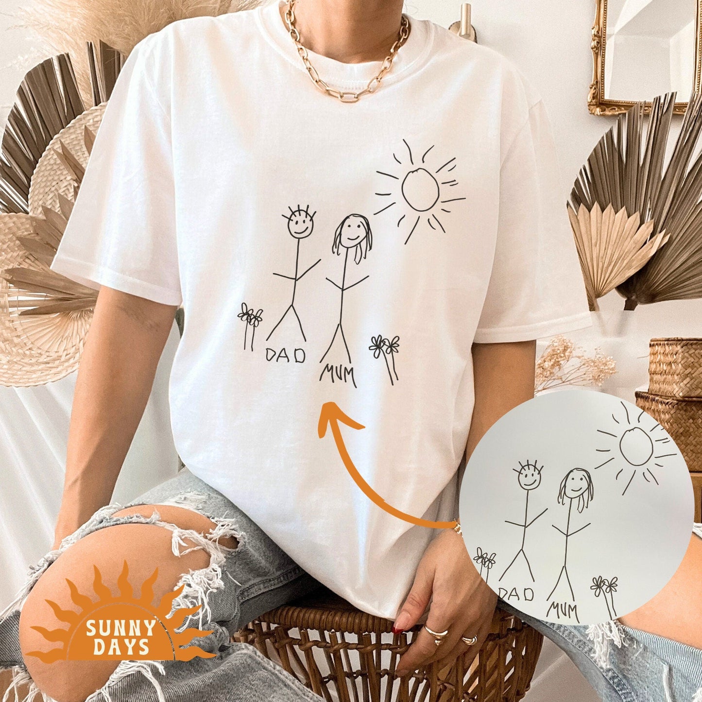 Custom Kids Illustration Tote Bag