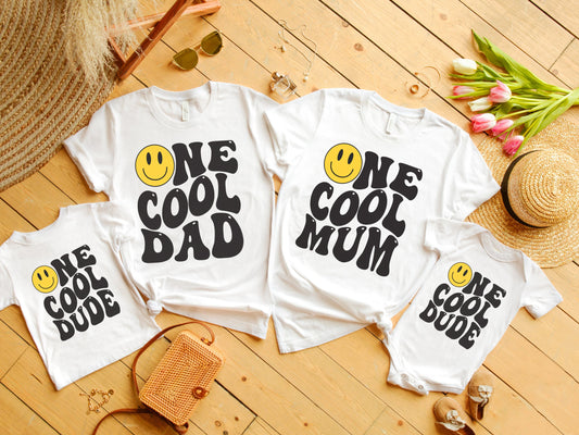 One Cool Dude First Birthday Shirt