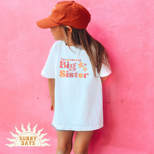 Promoted to Big Sister Pregnancy Announcement T-Shirt