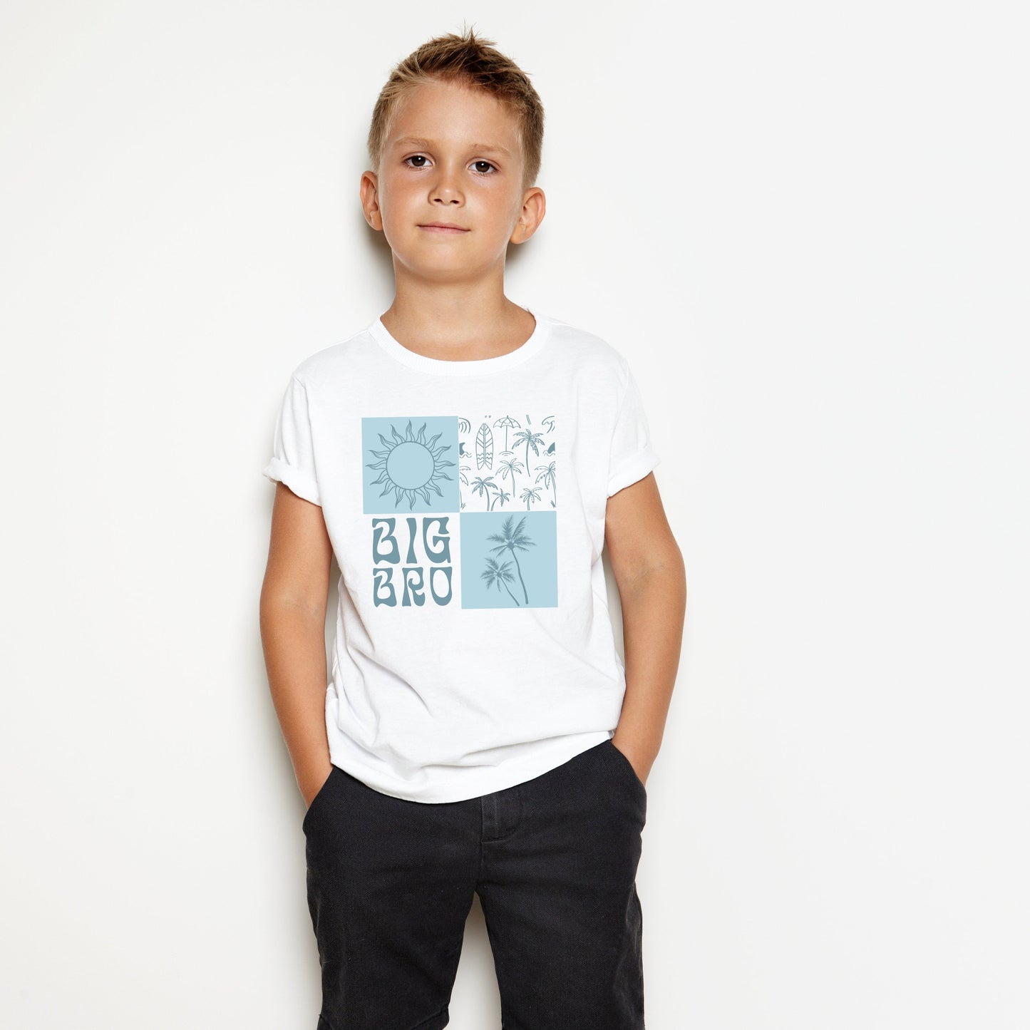 Big Brother Boho Baby Announcement T-Shirt