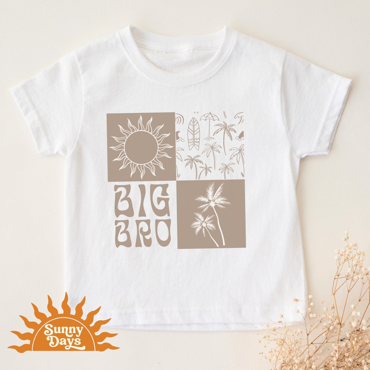 Big Brother Boho Baby Announcement T-Shirt