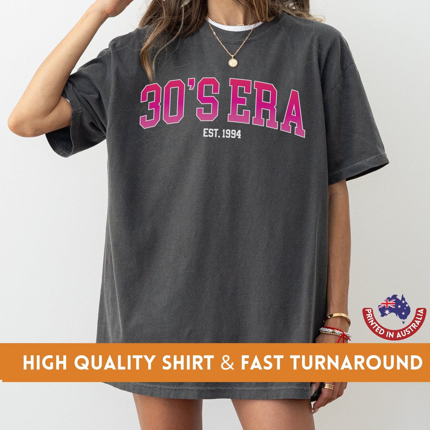 In My Thirties Era Funny Birthday Shirt