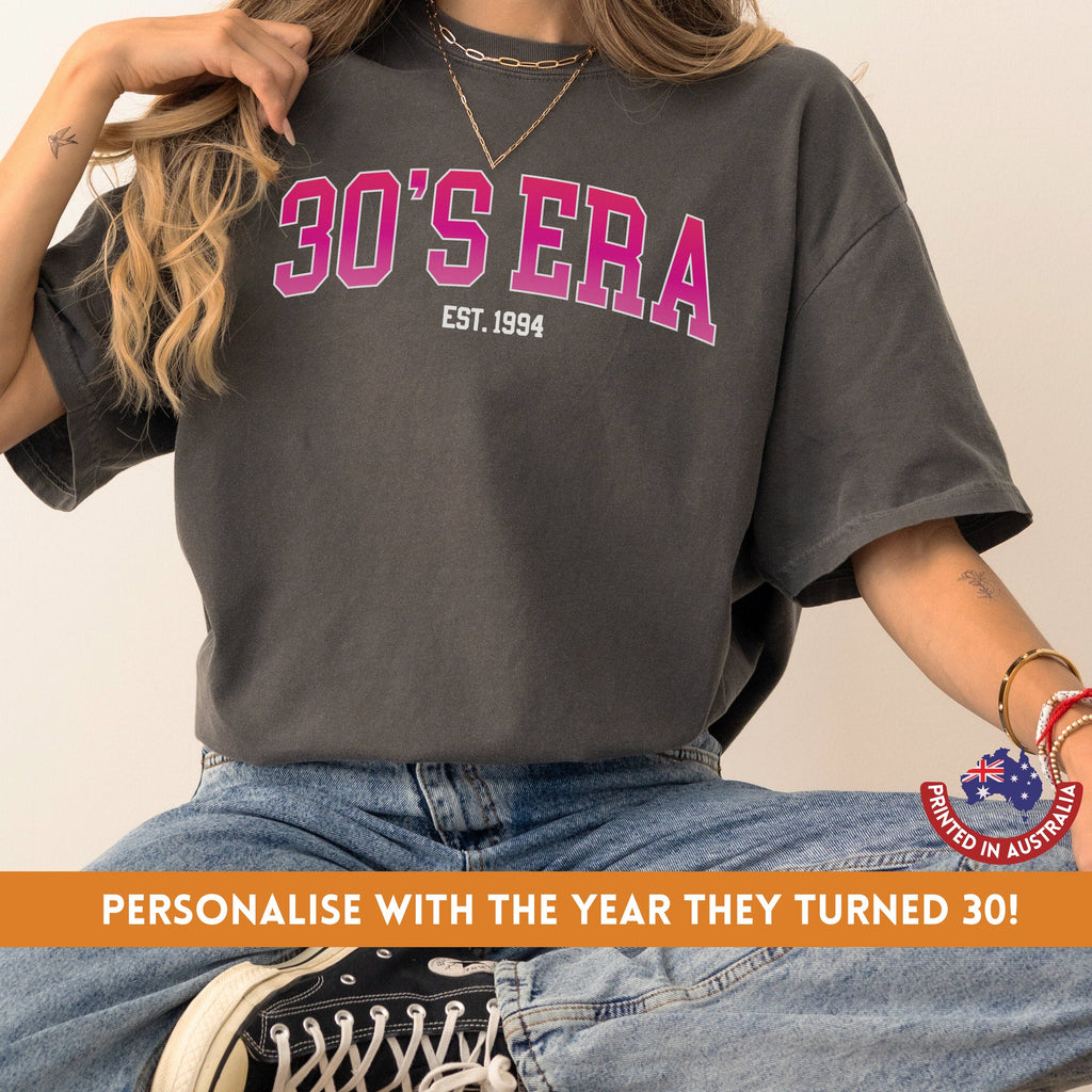 In My Thirties Era Funny Birthday Shirt