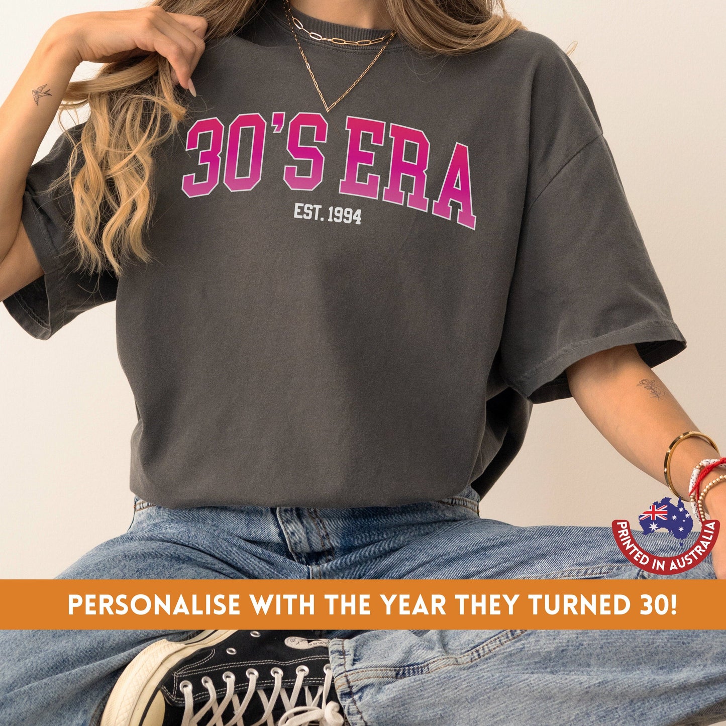 In My Thirties Era Funny Birthday Shirt