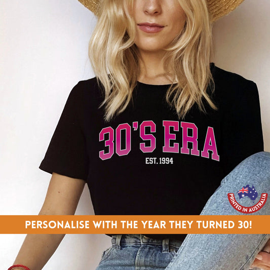 In My Thirties Era Funny Birthday Shirt