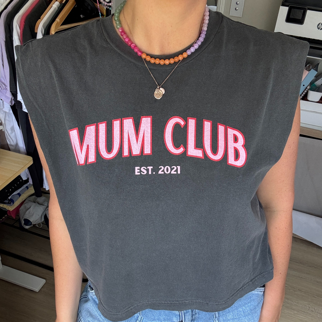Mum Club Sleeveless Tee