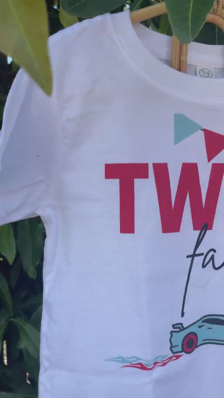 Two Fast Second Birthday Boy Shirt