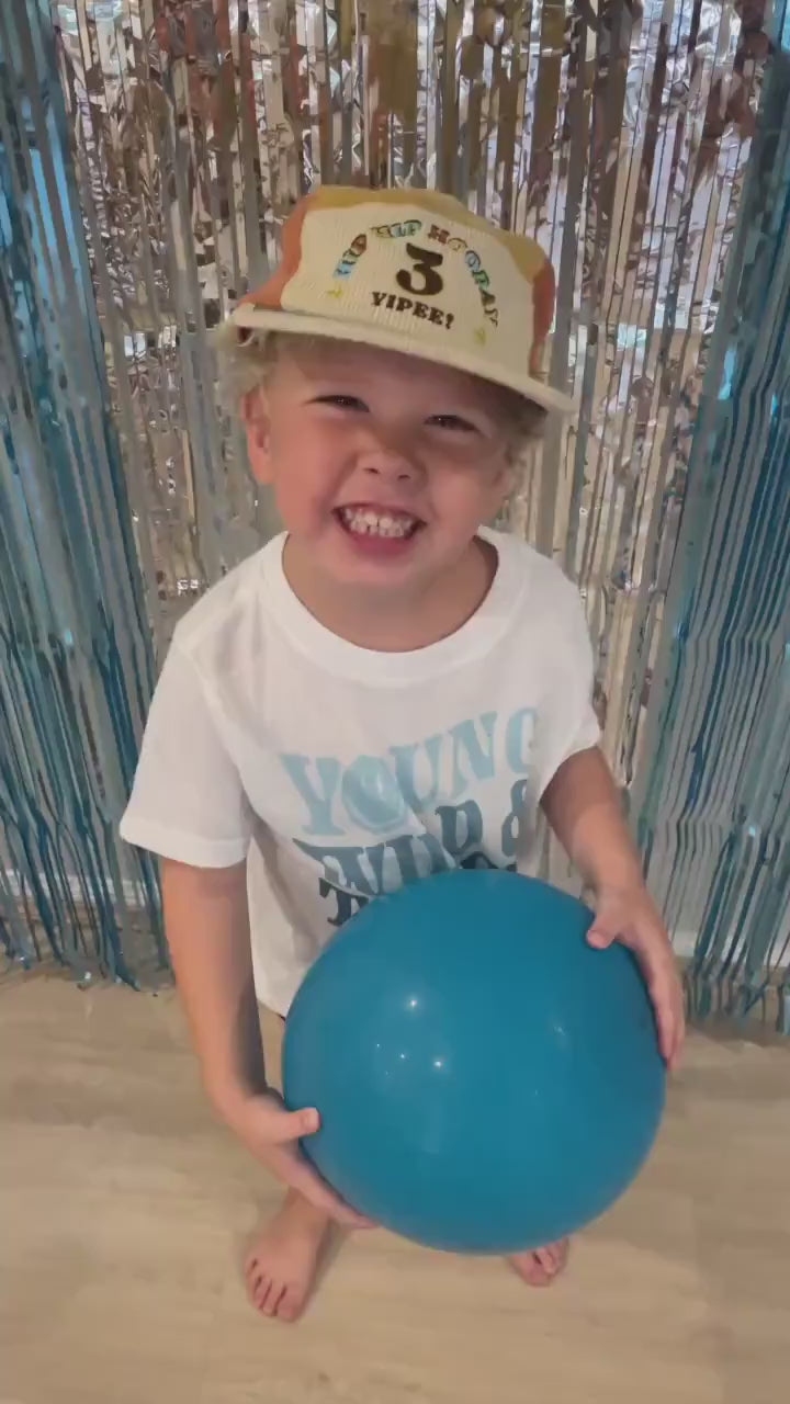 Young Wild and Three Third Birthday T-Shirt