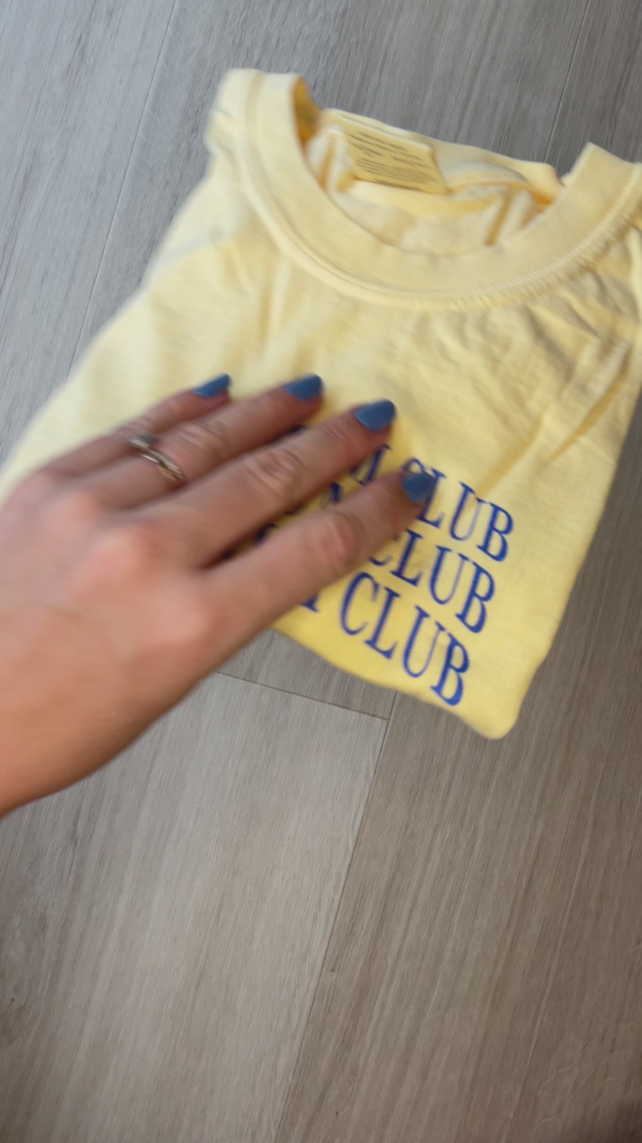 Tired Mum's Club T-Shirt (front side print only)